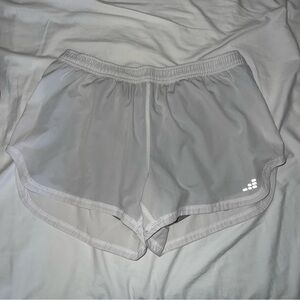 white athletic shorts